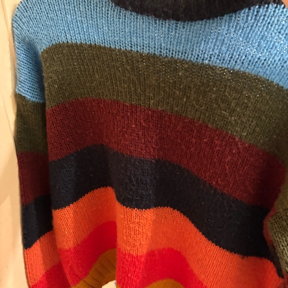 Urban‎ outfitters Colorful colorblock Striped Sweater size XS - Picture 3 of 5